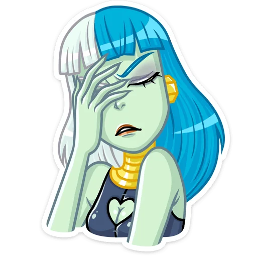🧟‍♀ Стикер «Нежить Франсин» для Telegram