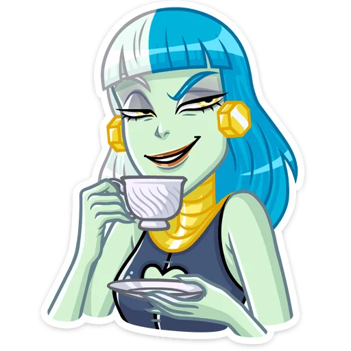 🧟‍♀ Стикер «Нежить Франсин» для Telegram