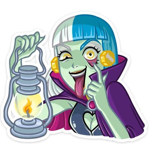 🧟‍♀ Стикер «Нежить Франсин» для Telegram