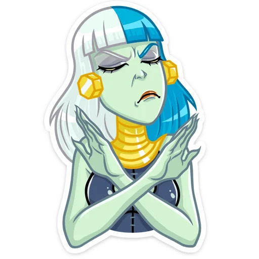 🧟‍♀ Стикер «Нежить Франсин» для Telegram