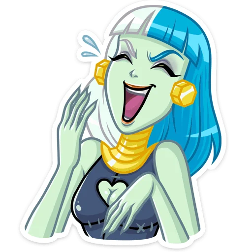 😆 Стикер «Нежить Франсин» для Telegram