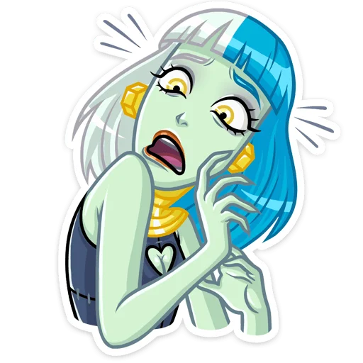 😦 Стикер «Нежить Франсин» для Telegram
