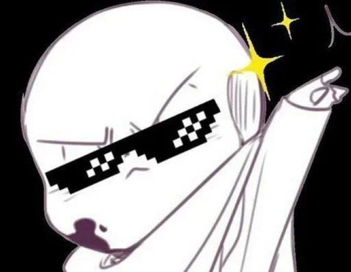 🌟 Стикер «Андертейл топ» для Telegram