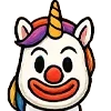 🤡 Эмодзи «😍 Набор эмоджи с единорожкой» для Telegram