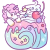 🍮 Эмодзи «Единорожек» для Telegram