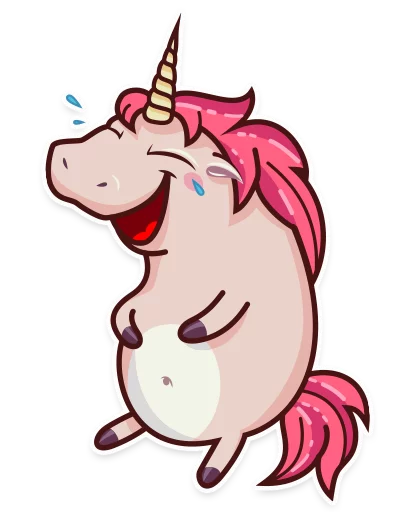 Стикерпак Stella the Unicorn для Telegram — скачать