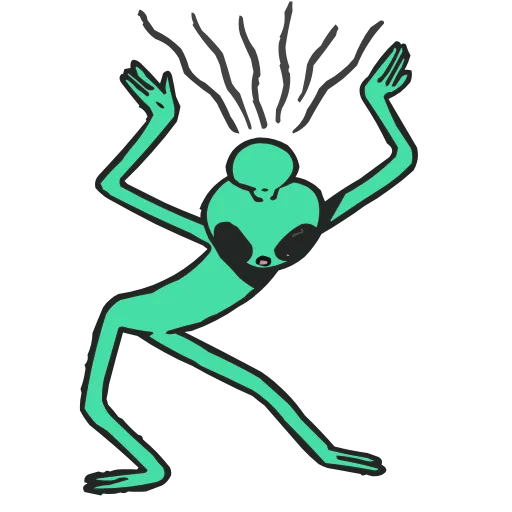 🛸 Эмодзи «Неопознанные Летающие Обаяшки» для Telegram