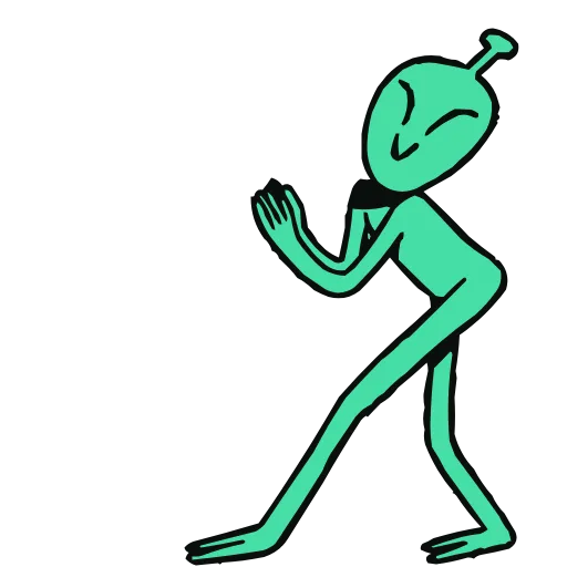 🛸 Эмодзи «Неопознанные Летающие Обаяшки» для Telegram