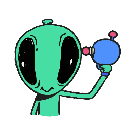 🛸 Эмодзи «Неопознанные Летающие Обаяшки» для Telegram