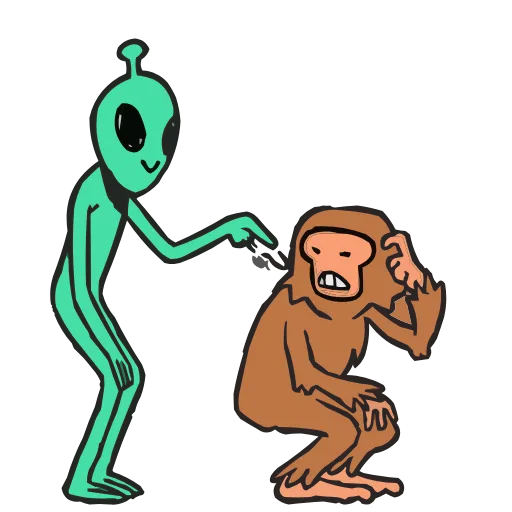 🛸 Эмодзи «Неопознанные Летающие Обаяшки» для Telegram
