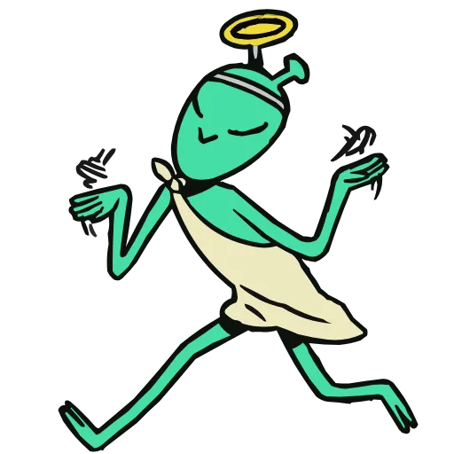 🛸 Эмодзи «Неопознанные Летающие Обаяшки» для Telegram