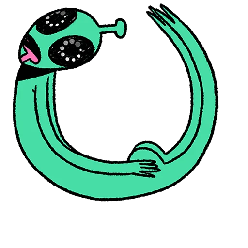 🛸 Стикер «Неопознанные Летающие Обаяшки Без Текста» для Telegram