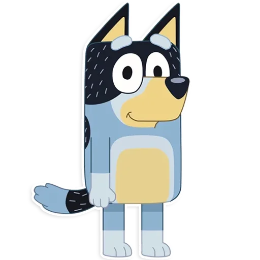 Стикерпак Unofficial Bluey для Telegram — скачать