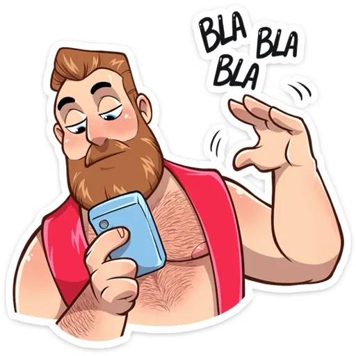 😒 Стикер «Тёмный Валентин • Black hair Velentine» для Telegram