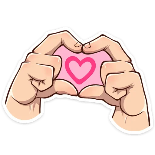 ❤️ Стикер «Тёмный Валентин • Black hair Velentine» для Telegram