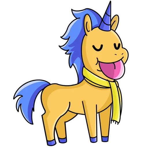 😛 Стикер «Unicorns» для Telegram