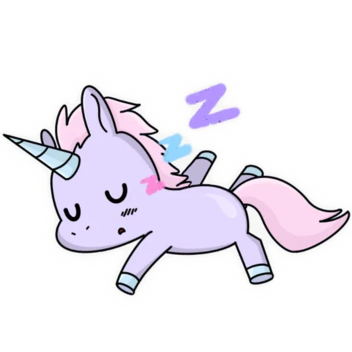 🛌 Стикер «Unicorns» для Telegram