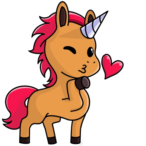 😘 Стикер «Unicorns» для Telegram
