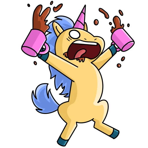 ☕️ Стикер «Unicorns» для Telegram