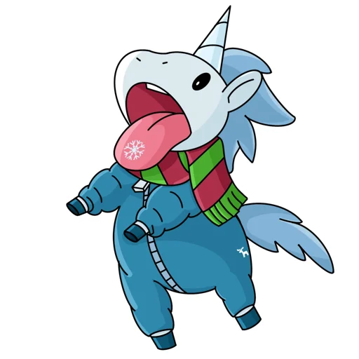 ❄️ Стикер «Unicorns» для Telegram