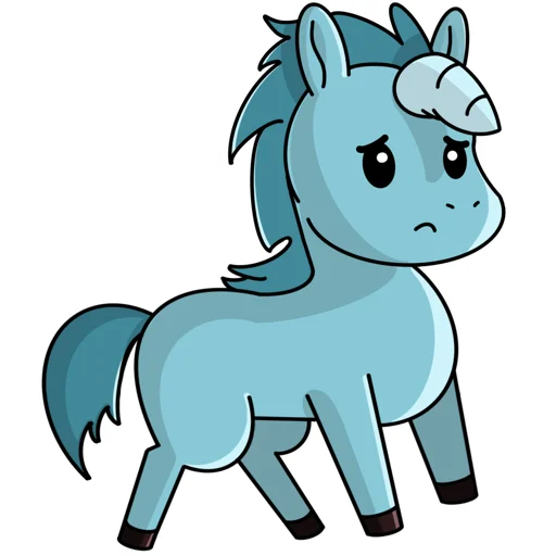 😔 Стикер «Unicorns» для Telegram