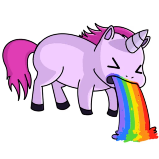 🤢 Стикер «Unicorns» для Telegram