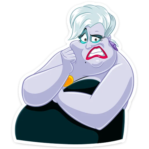 😢 Стикер «Урсула» для Telegram