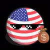 🙉 Эмодзи «Usa Countryballs» для Telegram