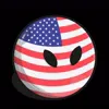 🫤 Эмодзи «Usa Countryballs» для Telegram
