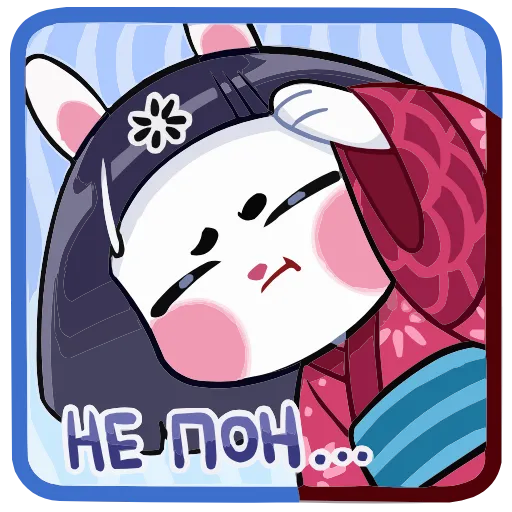 🤩 Эмодзи «Усагичи» для Telegram