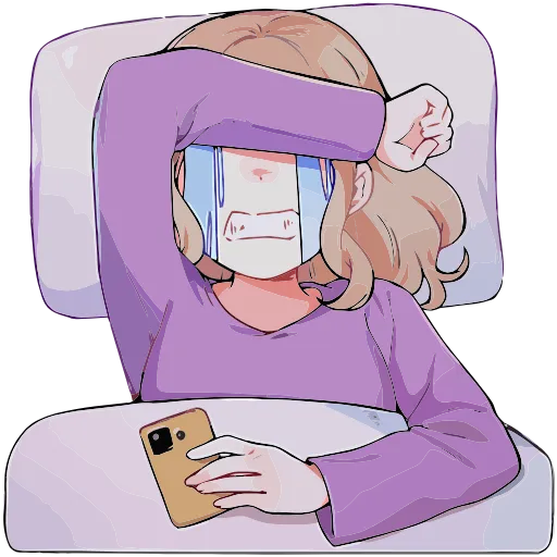 😭 Эмодзи «Усами» для Telegram