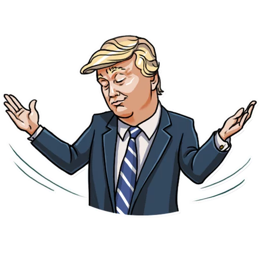 😐 Стикер «Mr. Trump» для Telegram