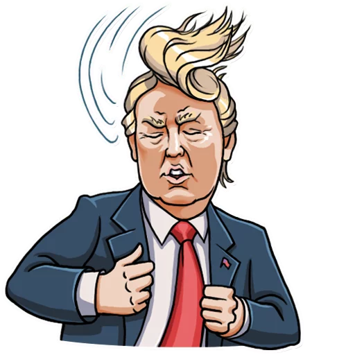 😎 Стикер «Mr. Trump» для Telegram