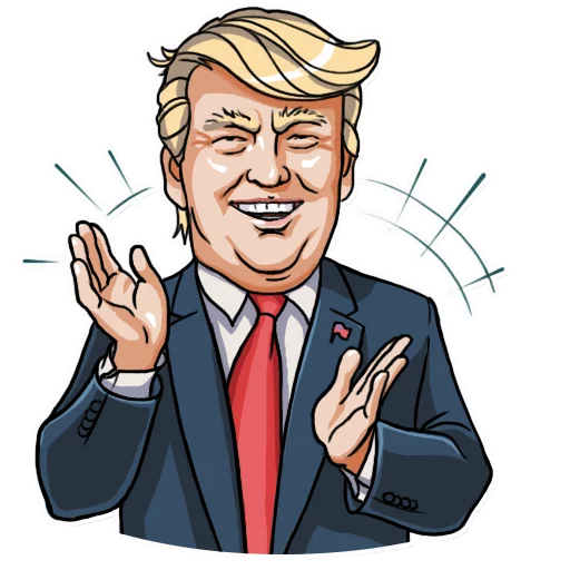 👏 Стикер «Mr. Trump» для Telegram