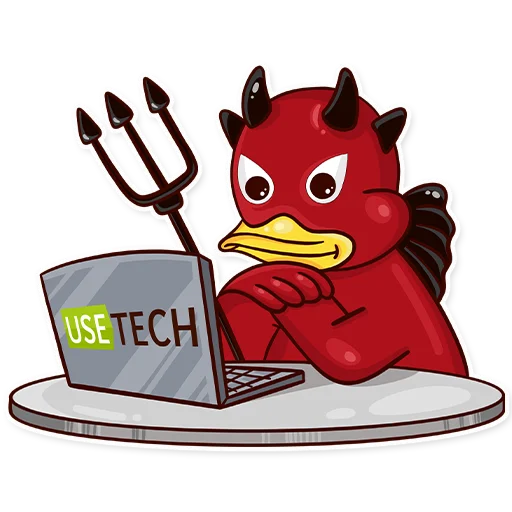 Стикерпак Useduck для Telegram — скачать