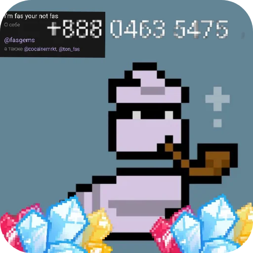 🧸 Стикер «Fas crypto» для Telegram