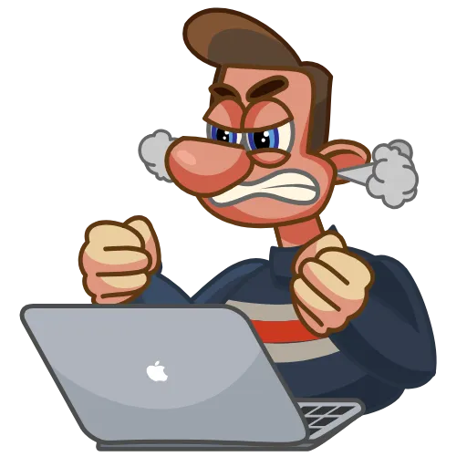 🤬 Стикер «USoseda» для Telegram