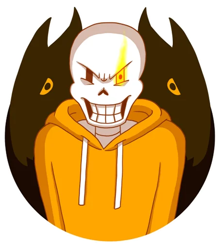 Стикерпак Underswap Papyrus для Telegram — скачать