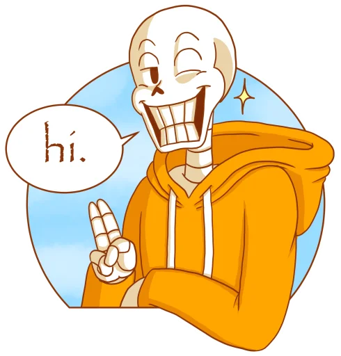 ✋ Стикер «Underswap Papyrus» для Telegram