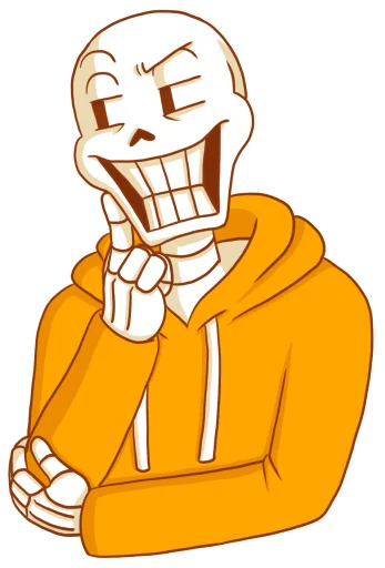 🤔 Стикер «Underswap Papyrus» для Telegram