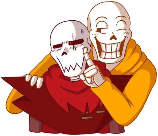 😜 Стикер «Underswap Papyrus» для Telegram