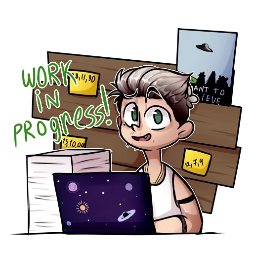 💻 Стикер «Утопичные стикеры» для Telegram