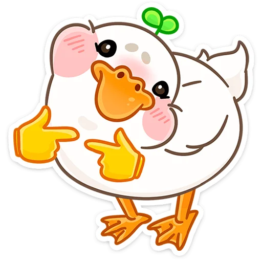 🥺 Стикер «Утошка без надписей» для Telegram