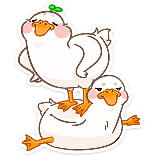 🤨 Стикер «Утошка без надписей» для Telegram