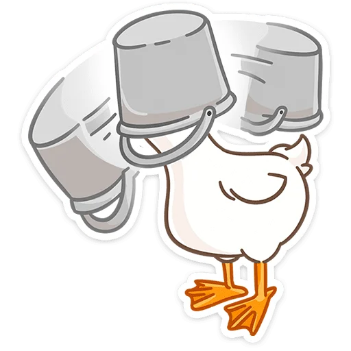 🫣 Стикер «Утошка без надписей» для Telegram