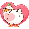 ❤ Эмодзи «Утошка» для Telegram