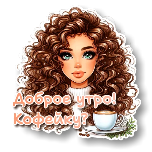 🧸 Стикер «УТРЕННЕЕ» для Telegram