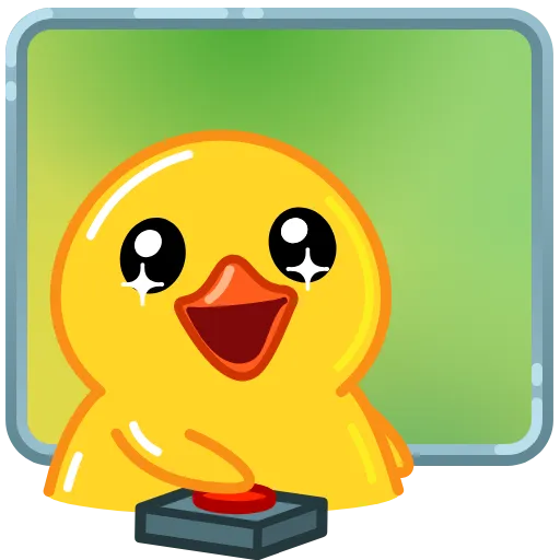 🎆 Стикер «Utya Duck 2» для Telegram