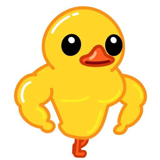 💪 Стикер «Utya Duck 2» для Telegram