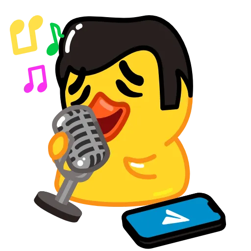 🎵 Стикер «Utya Duck 2» для Telegram